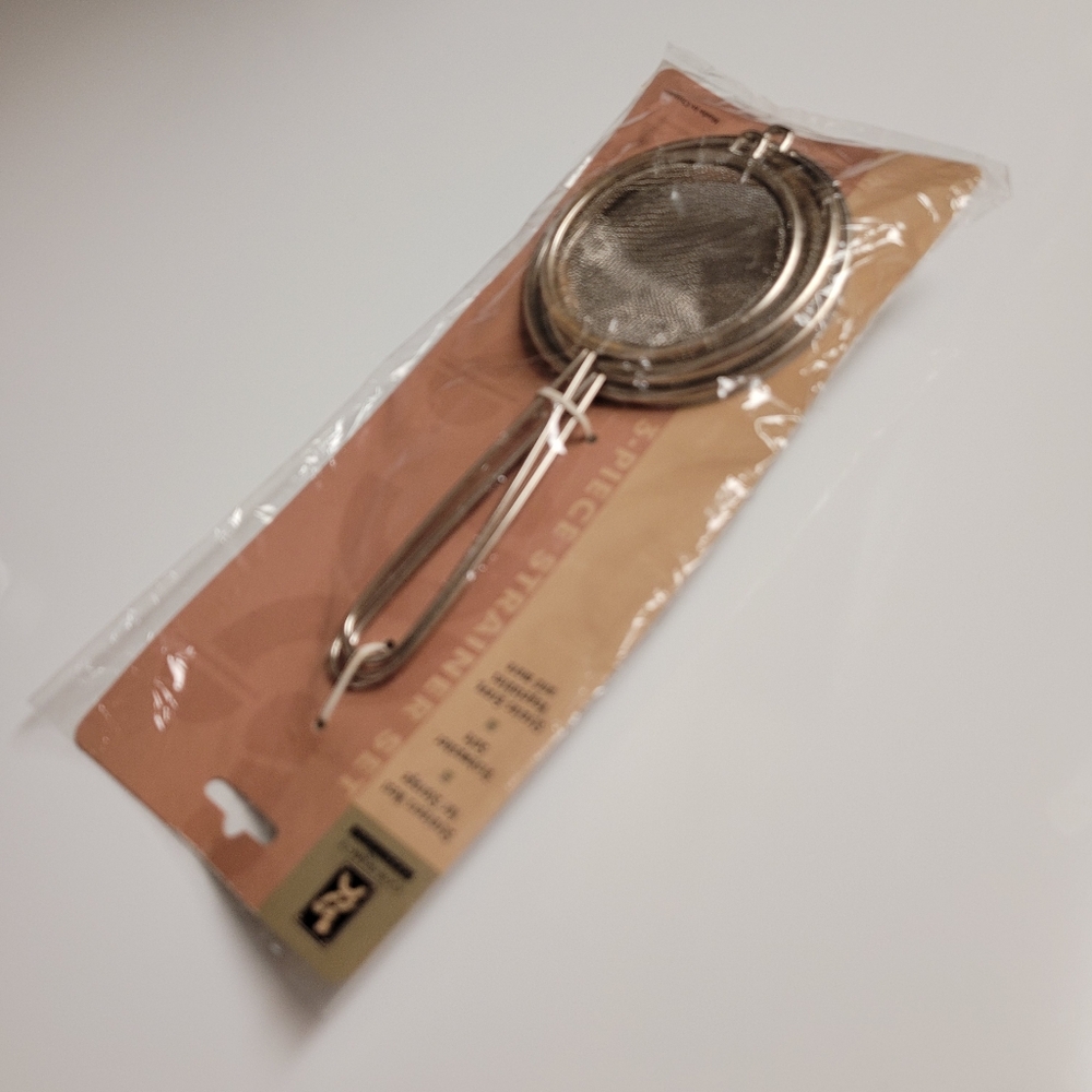 3pc Strainer Set FREE w/purchase Gourmet Traditions NEW Gift - Picture 6 of 9
